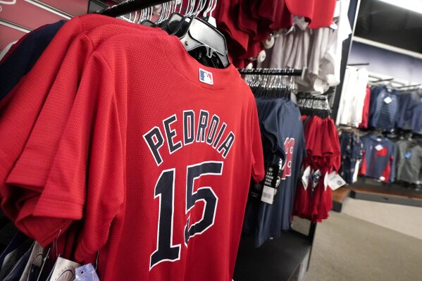 Boston red sox jersey pedroia shop